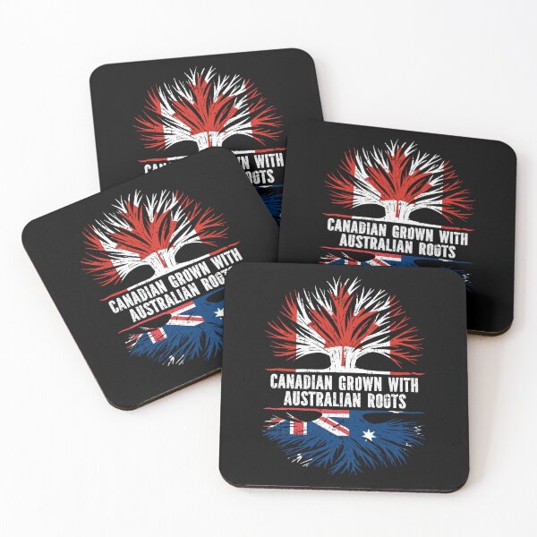 Item preview, Canadian Grown with Australian Roots Canada Flag designed and sold by CosmoKitsch.