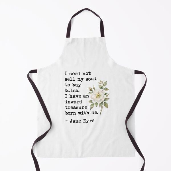 Item preview, I Need Not Sell My Soul Jane Eyre Quote Charlotte Bronte Floral designed and sold by Fenay Designs.