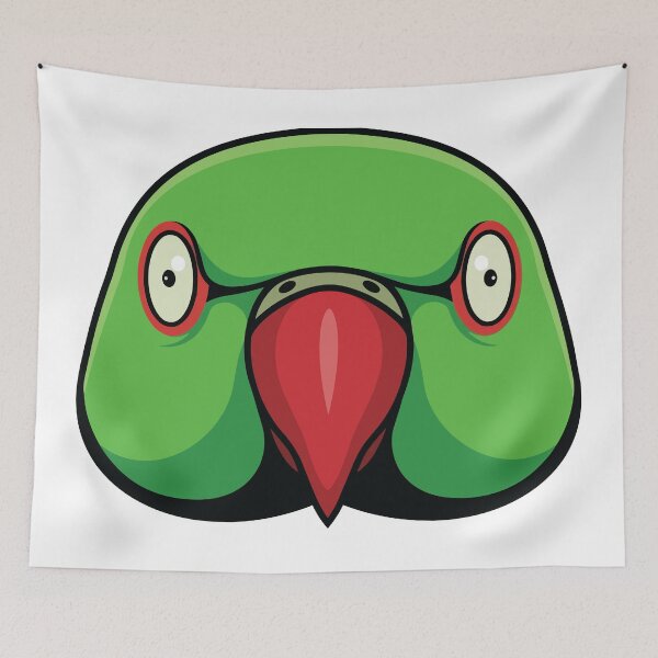 Item preview, Eye Pinning Mode Activated Indian Ringneck Parakeet designed and sold by Petzzz.