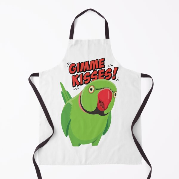 Item preview, Gimme Kisses Aggressive Indian Ringneck Parakeet designed and sold by Petzzz.