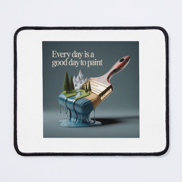 Item preview, Bob Ross Fan Art Scenic Nature Brush designed and sold by SplashTastic.