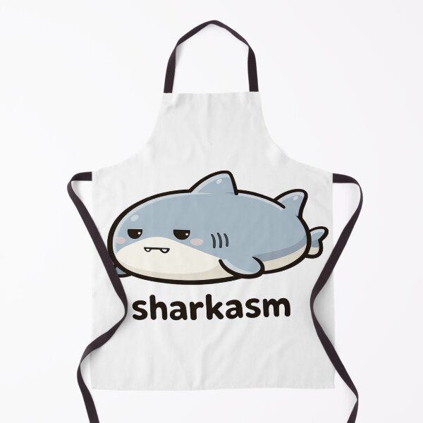 Item preview, Sharkasm Funny Shark Pun Cute Sarcasm designed and sold by MonkiFlipp.
