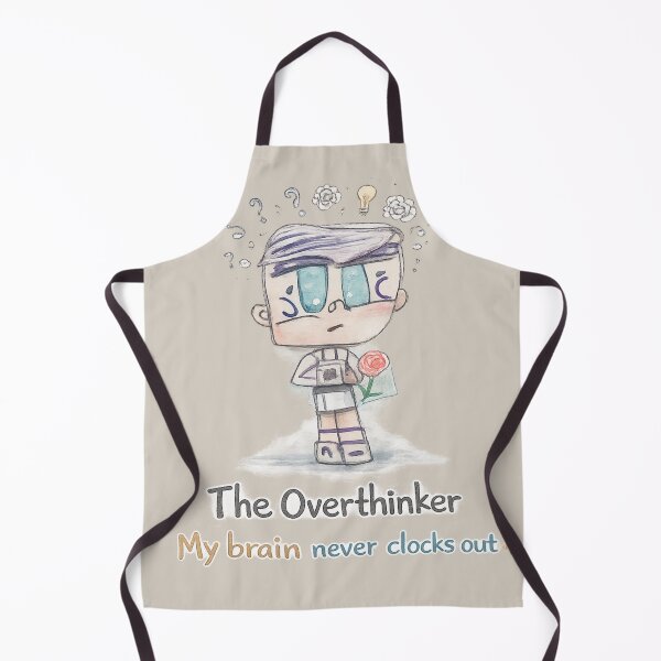 Item preview, My Brain Never Clocks Out – The Overthinker designed and sold by InnerwayStudio.