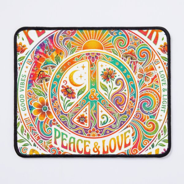 Item preview, Peace Love Freedom Flower designed and sold by MasterShong.