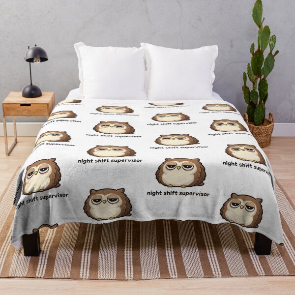Item preview, Night Shift Supervisor Funny Owl designed and sold by MonkiFlipp.