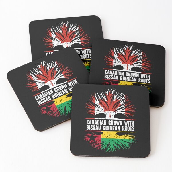 Item preview, Canadian Grown with Bissau Guinean Roots Canada Flag designed and sold by CosmoKitsch.