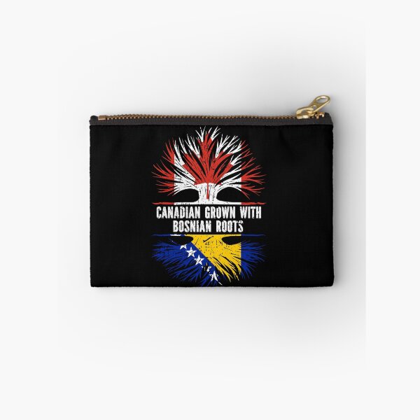Item preview, Canadian Grown with Bosnian Roots Canada Flag designed and sold by CosmoKitsch.