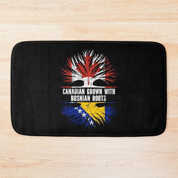 Item preview, Canadian Grown with Bosnian Roots Canada Flag designed and sold by CosmoKitsch.