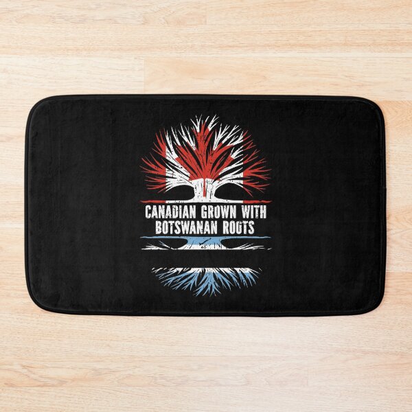 Item preview, Canadian Grown with botswanan Roots Canada Flag designed and sold by CosmoKitsch.