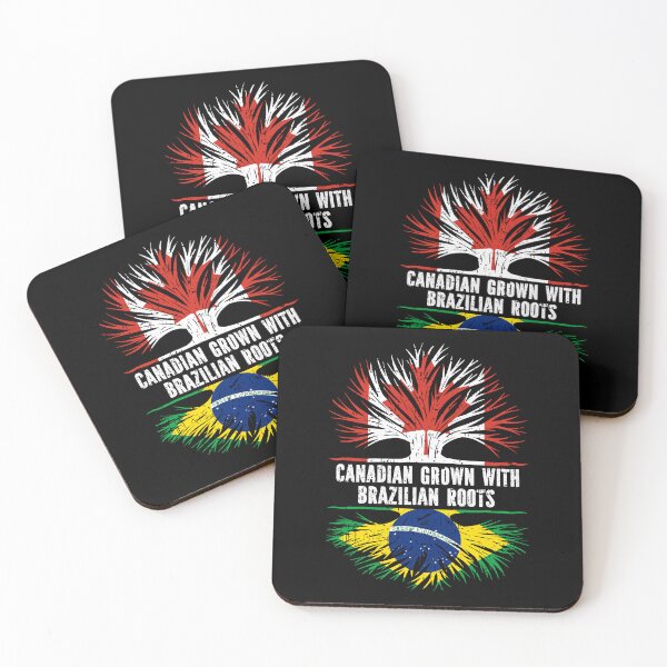 Item preview, Canadian Grown with Brazilian Roots Canada Flag designed and sold by CosmoKitsch.