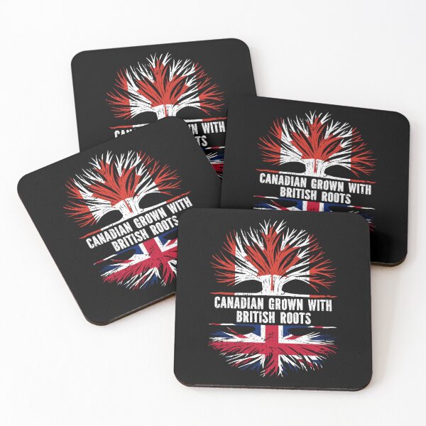 Item preview, Canadian Grown with British Roots Canada Flag designed and sold by CosmoKitsch.