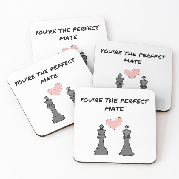 Item preview, You're the perfect mate, chess lover gift designed and sold by ThePawnStore.
