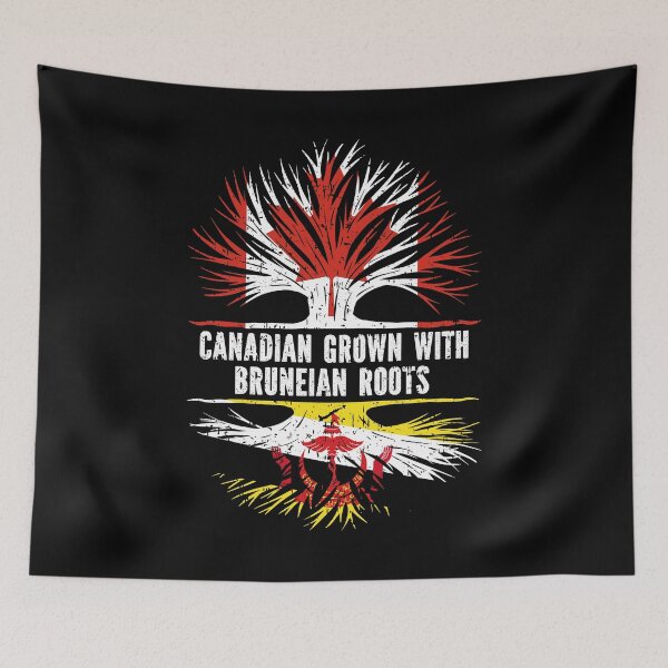Item preview, Canadian Grown with Bruneian Roots Canada Flag designed and sold by CosmoKitsch.