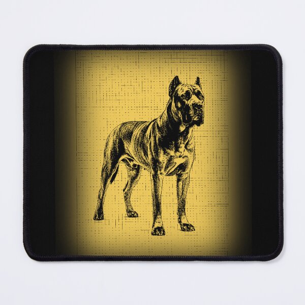 Item preview, Cane Corso Golden Vintage Portrait designed and sold by RPrintPulse.