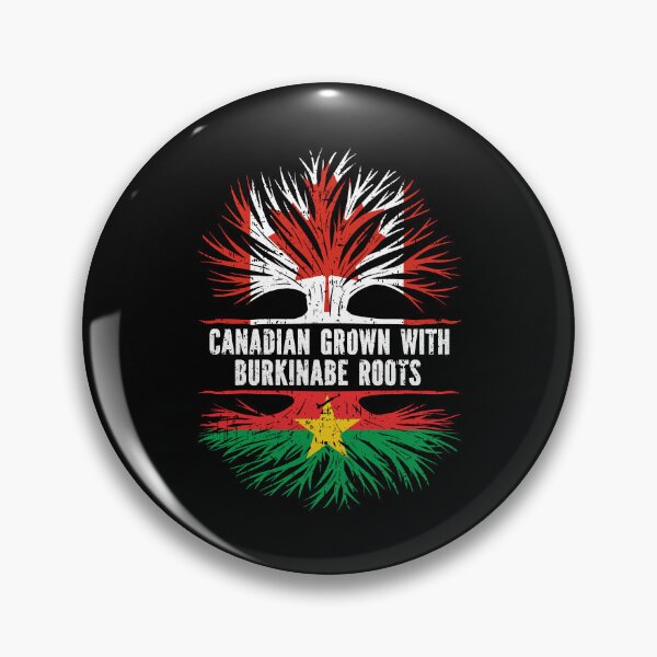 Item preview, Canadian Grown with Burkinabe Roots Canada Flag designed and sold by CosmoKitsch.