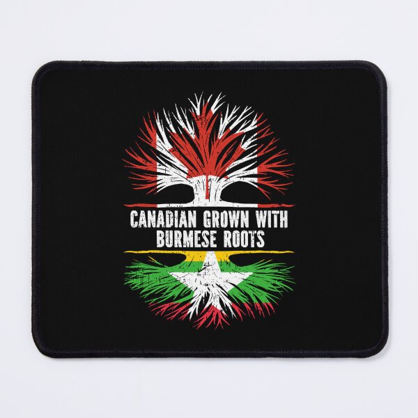 Item preview, Canadian Grown with Burmese Roots Canada Flag designed and sold by CosmoKitsch.