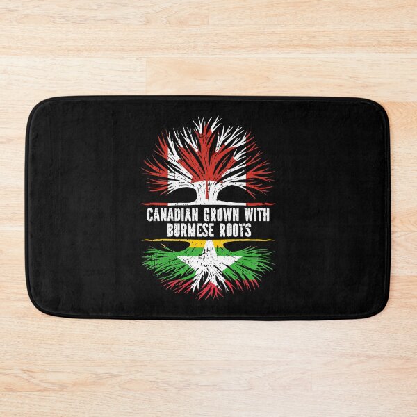 Item preview, Canadian Grown with Burmese Roots Canada Flag designed and sold by CosmoKitsch.