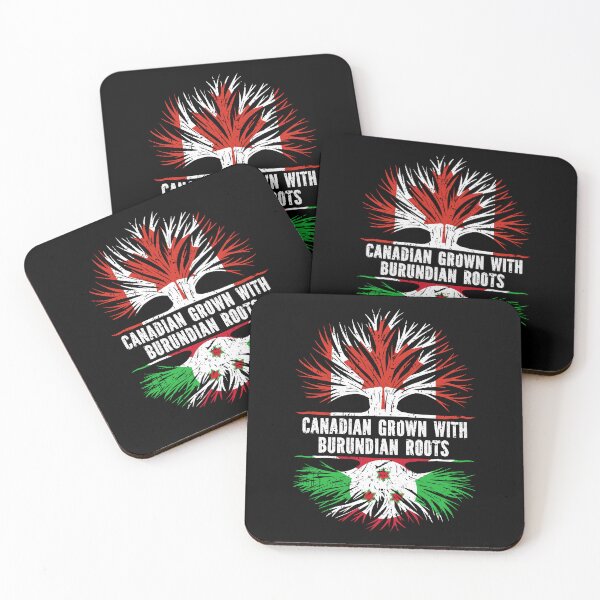 Item preview, Canadian Grown with Burundian Roots Canada Flag designed and sold by CosmoKitsch.
