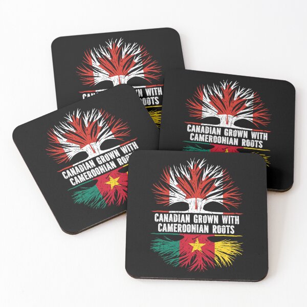 Item preview, Canadian Grown with Cameroonian Roots Canada Flag designed and sold by CosmoKitsch.
