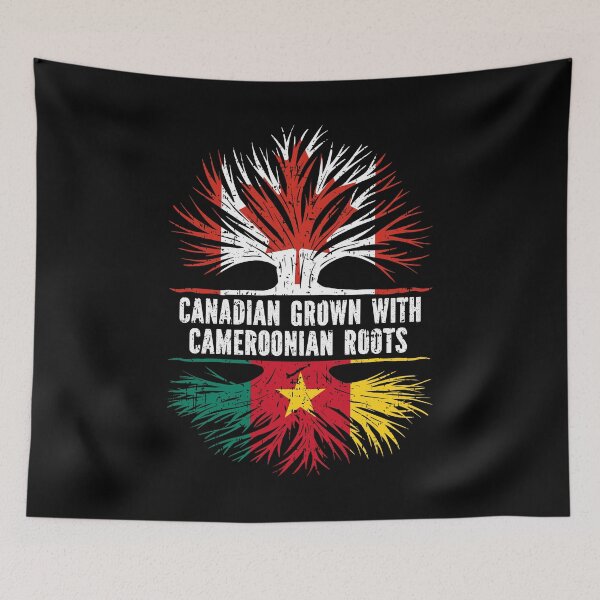 Item preview, Canadian Grown with Cameroonian Roots Canada Flag designed and sold by CosmoKitsch.