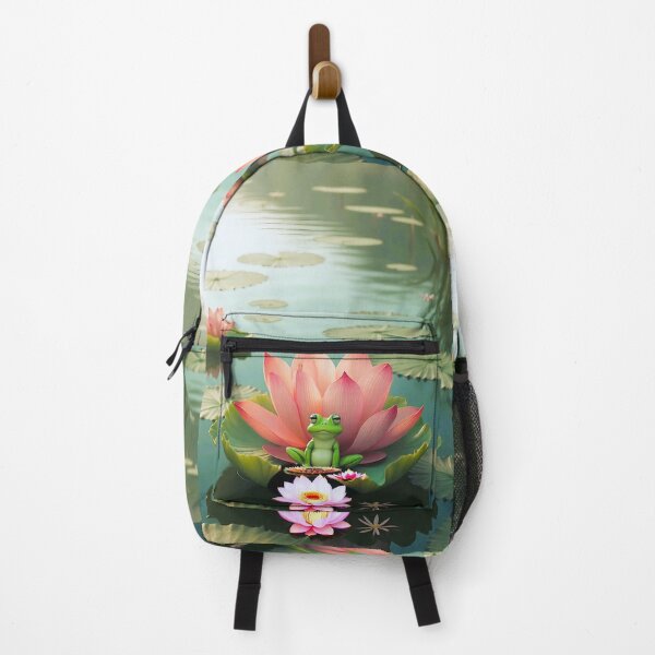 Item preview, Baby frog and lotus flower designed and sold by Creative Visualize.