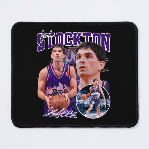 Item preview, John Stockton Legend Basketball Signature Vintage Retro 80s 90s Bootleg Rap Style designed and sold by Zouhairm.