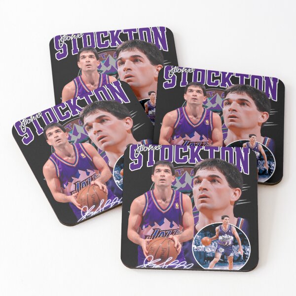 Item preview, John Stockton Legend Basketball Signature Vintage Retro 80s 90s Bootleg Rap Style  designed and sold by Zouhairm.