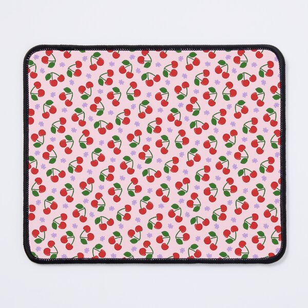 Item preview, Red Coquette Cherries on Pink designed and sold by Fern and Quill.