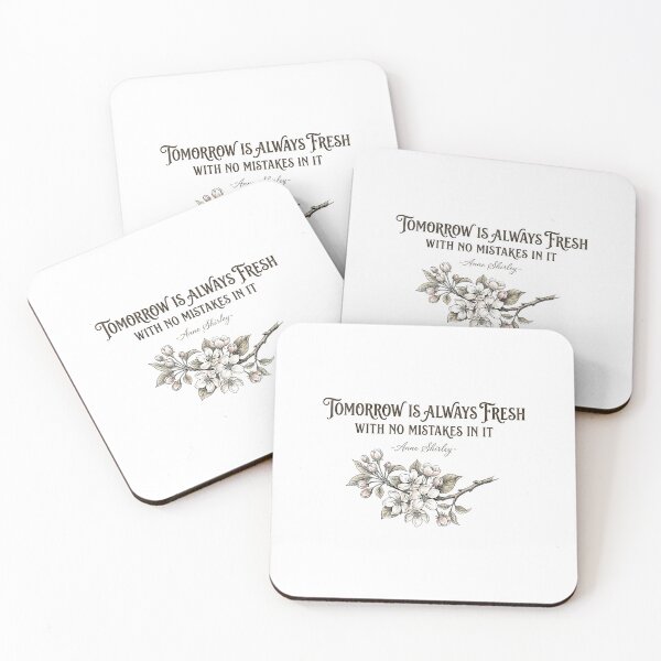 Item preview, Tomorrow Is Always Fresh Anne Shirley Quote Apple Blossoms designed and sold by Fenay Designs.