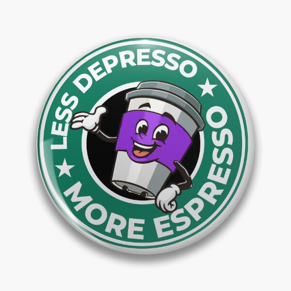 Item preview, Less Depresso More Espresso – Funny Coffee Design designed and sold by masked-mumbler.