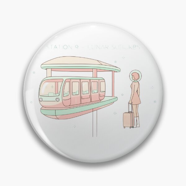Item preview,  Station 9 - Retro Future Lunar Tram designed and sold by Antonrec86.