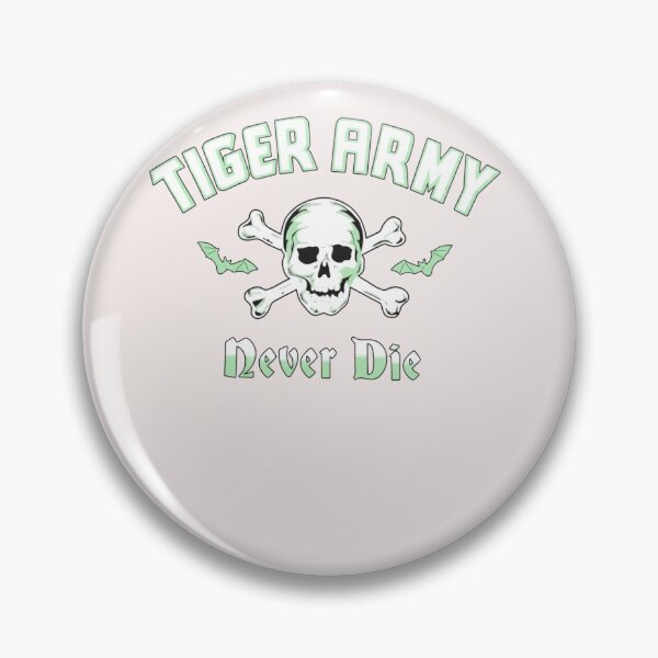 Item preview, Tiger Army Never Die Psychobilly Band Vintage designed and sold by Polarfxd.