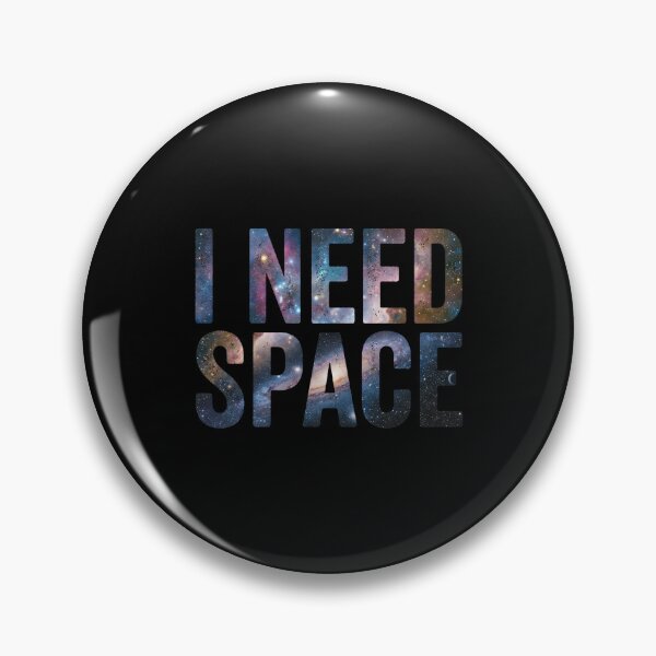 Item preview, I Need Space Galaxy Text Typography Introvert designed and sold by Fenay Designs.