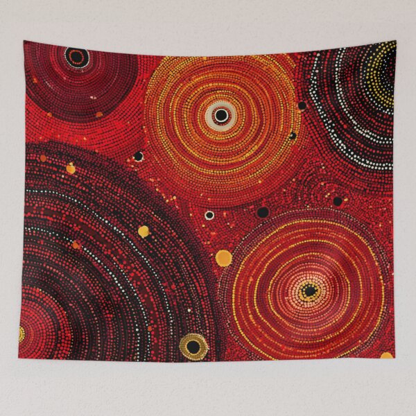 Item preview, Aboriginal Inspired Dot Art - Various Native Circles designed and sold by GrinGalore.