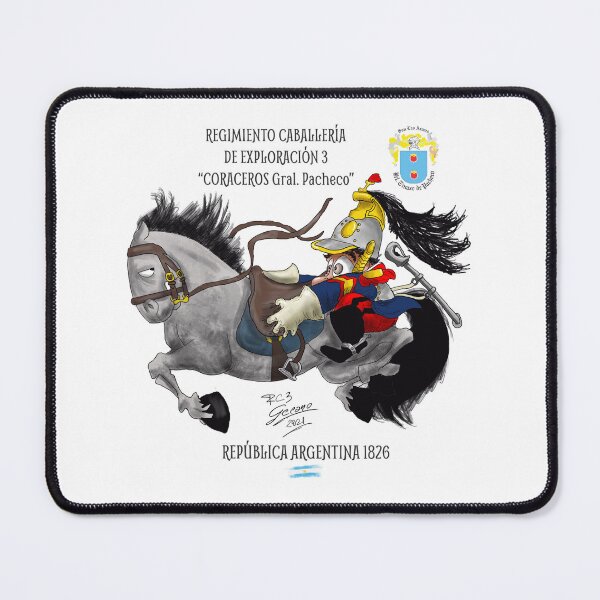 Item preview, General Pacheco Cuirassiers - RC Expl 3 (Argentine Cavalry) designed and sold by Caballería de Autor: Archivo e Historia.