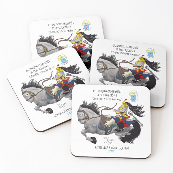 Item preview, General Pacheco Cuirassiers - RC Expl 3 (Argentine Cavalry) designed and sold by Caballería de Autor: Archivo e Historia.
