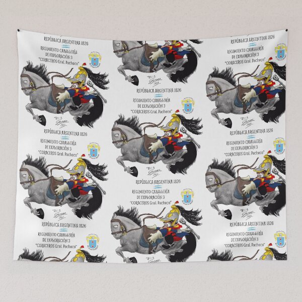 Item preview, General Pacheco Cuirassiers - RC Expl 3 (Argentine Cavalry) designed and sold by Caballería de Autor: Archivo e Historia.