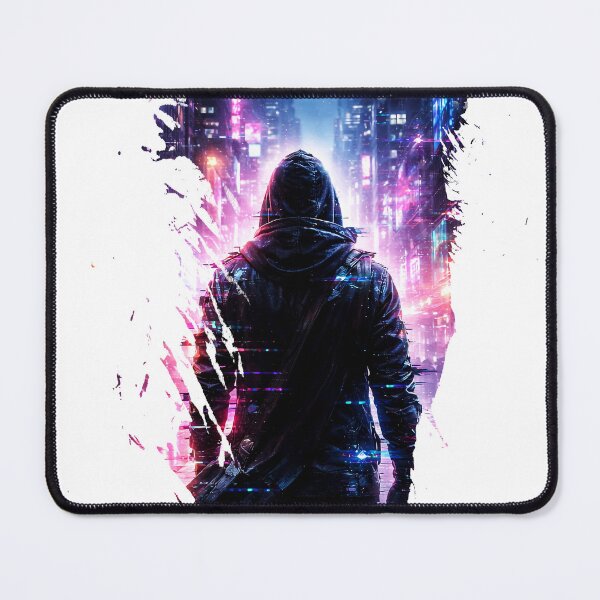 Item preview, Gaming Glitch neon character- Aesthetic Design designed and sold by TrueArtOnline.