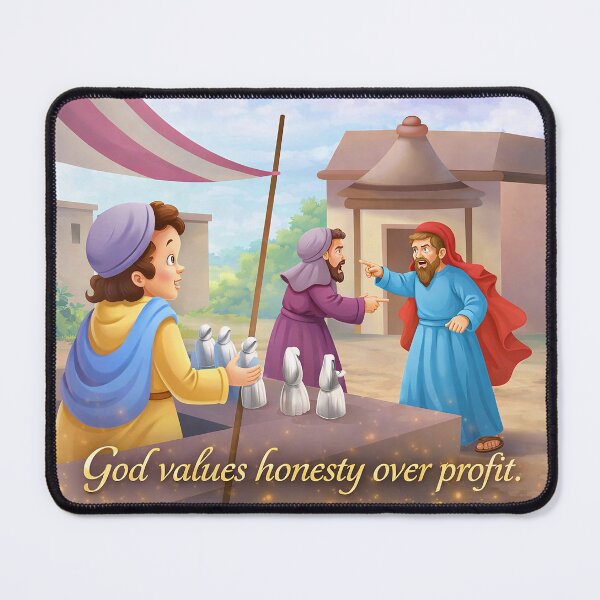 Item preview, God values honesty over profit designed and sold by Gowoo Lifestyle.