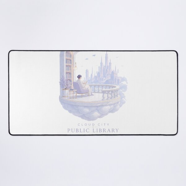 Item preview, Cloud City Library - Ethereal Reading designed and sold by Antonrec86.