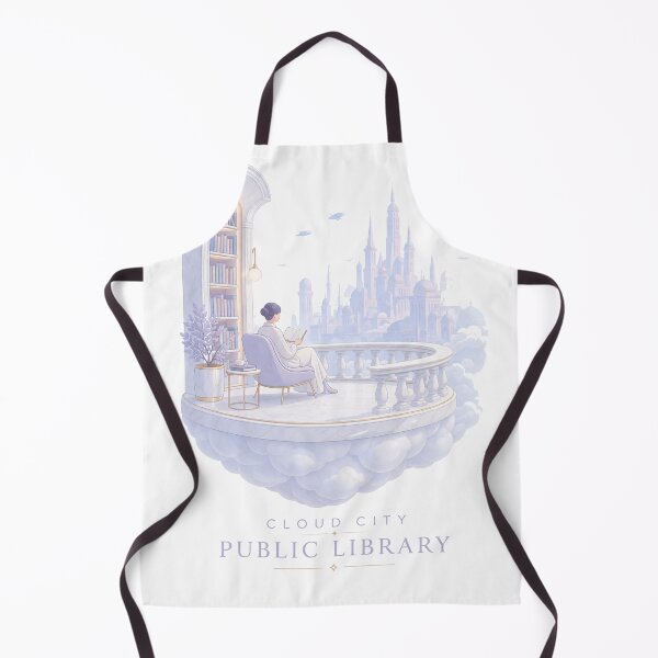 Item preview, Cloud City Library - Ethereal Reading designed and sold by Antonrec86.