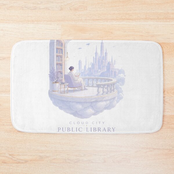 Item preview, Cloud City Library - Ethereal Reading designed and sold by Antonrec86.