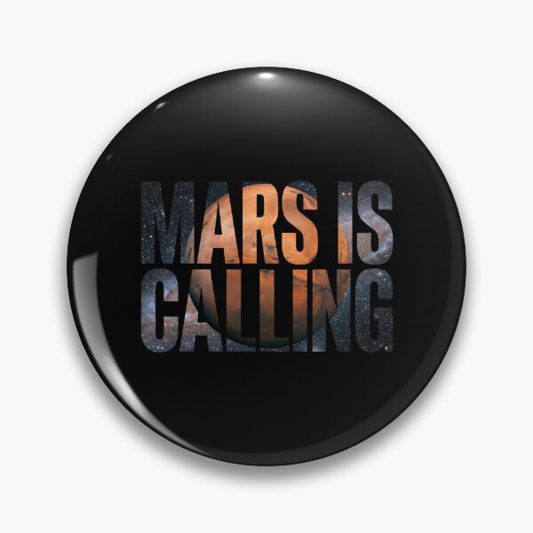 Item preview, Mars Is Calling Planet Typography Space Exploration designed and sold by Fenay Designs.
