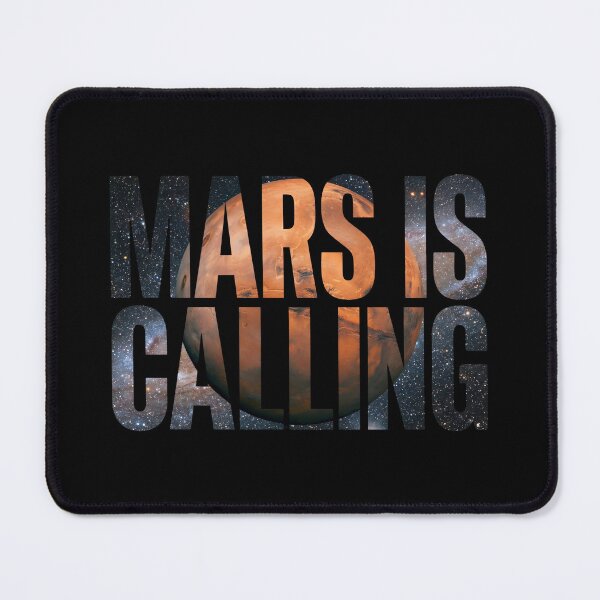Item preview, Mars Is Calling Planet Typography Space Exploration designed and sold by Fenay Designs.