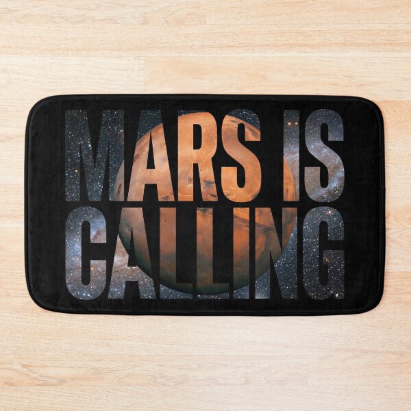 Item preview, Mars Is Calling Planet Typography Space Exploration designed and sold by Fenay Designs.