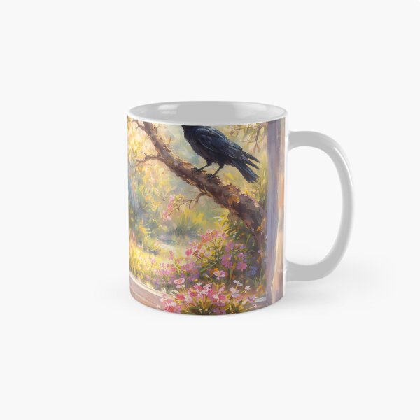 Item preview, Cat and Crow by the Window designed and sold by cuprum.