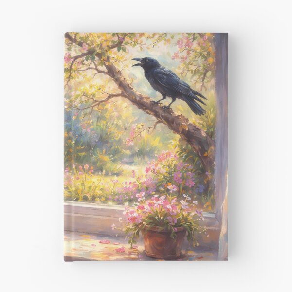 Item preview, Cat and Crow by the Window designed and sold by cuprum.