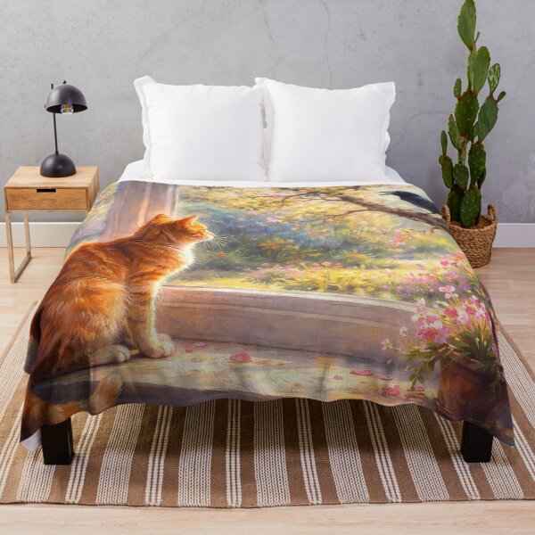 Item preview, Cat and Crow by the Window designed and sold by cuprum.