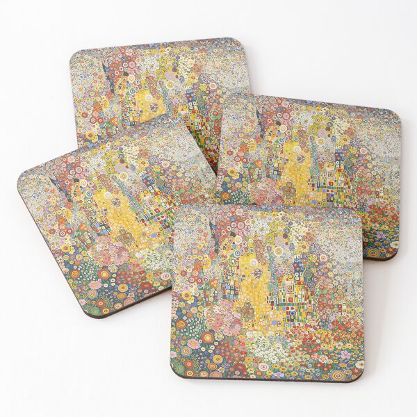 Item preview, Gustav Klimt The Kiss Floral designed and sold by maniacfitness.