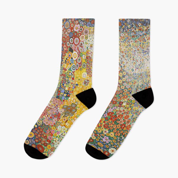 Item preview, Gustav Klimt The Kiss Floral designed and sold by maniacfitness.